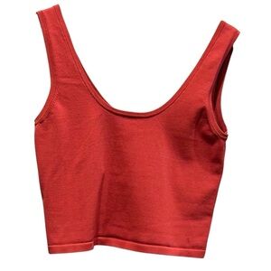 House Of Harlow 1960 Rust Red  Crop Tank Top Women’s Size Medium